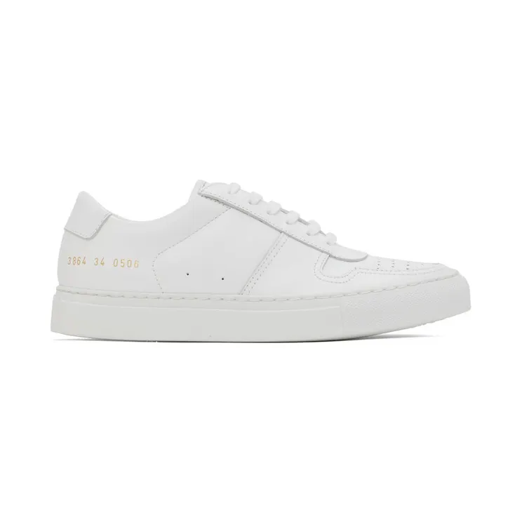 Common Projects White BBall Low Sneakers (3864)