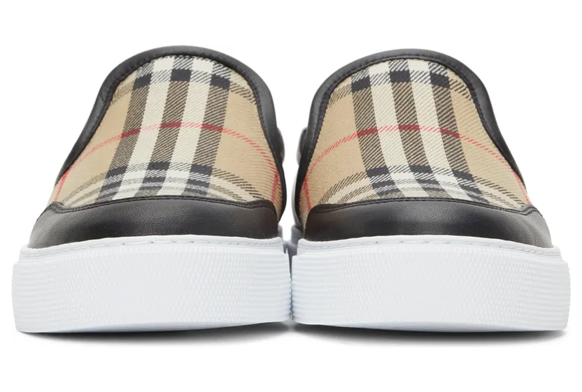 Burberry Salmond Check Slip-On Sneakers (8043213) (2)