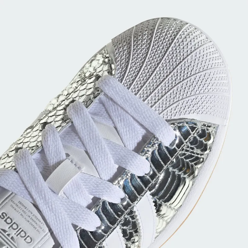 Adidas SUPERSTAR II Shoes Silver Metallic / Cloud White / Grey Two (KH9020)