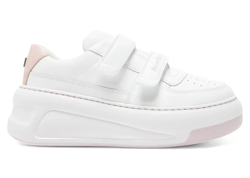 Acne Studios Steffey U Friend Raise Sneakers Optic White Pink (CD0001-DPM)