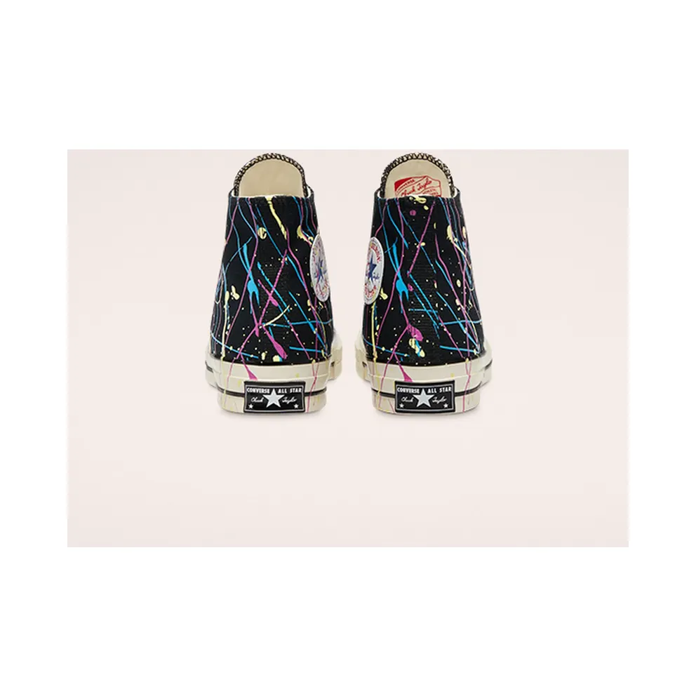 Converse Archive Paint Splatter Chuck 70 High Top Black/hyper Magenta/egret (170801C)