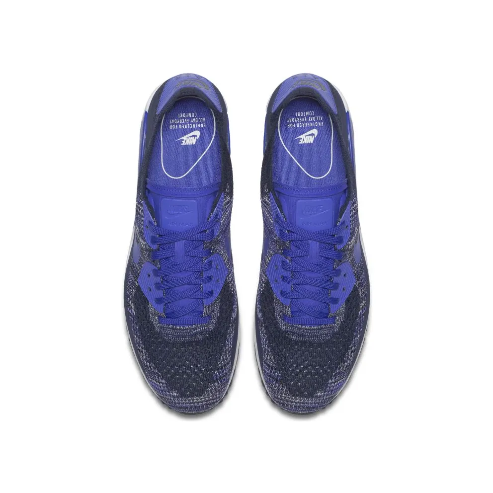 Nike Air Max 90 Ultra Flyknit 2.0 Navy College Navy/Paramount Blue-White-Black (875943-400)