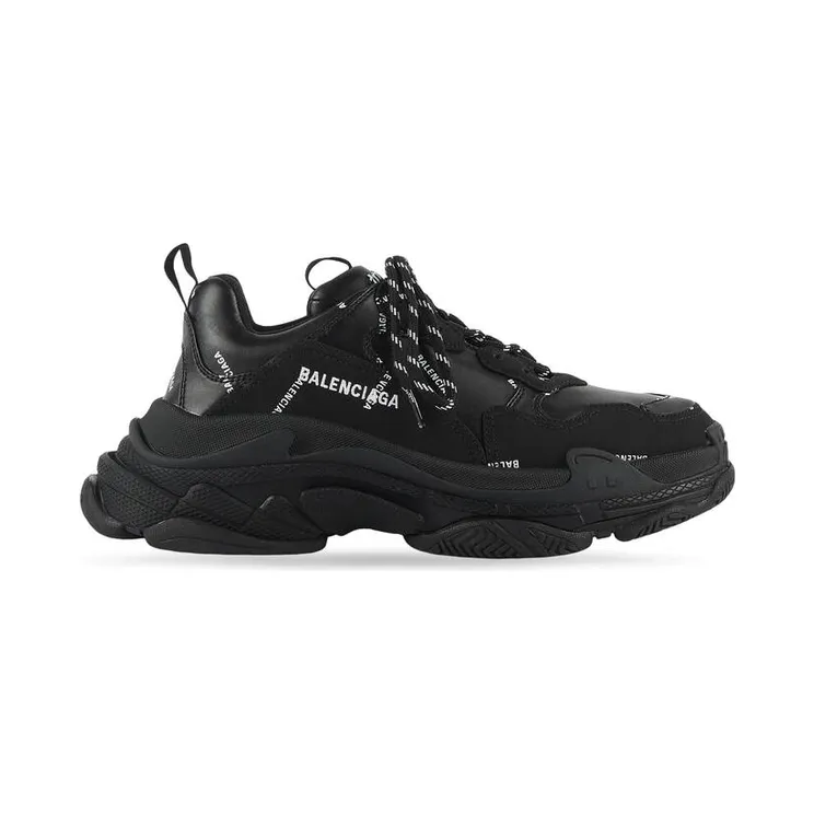 Balenciaga Triple S Black Logo (W) (524039 W2FA1 1090)