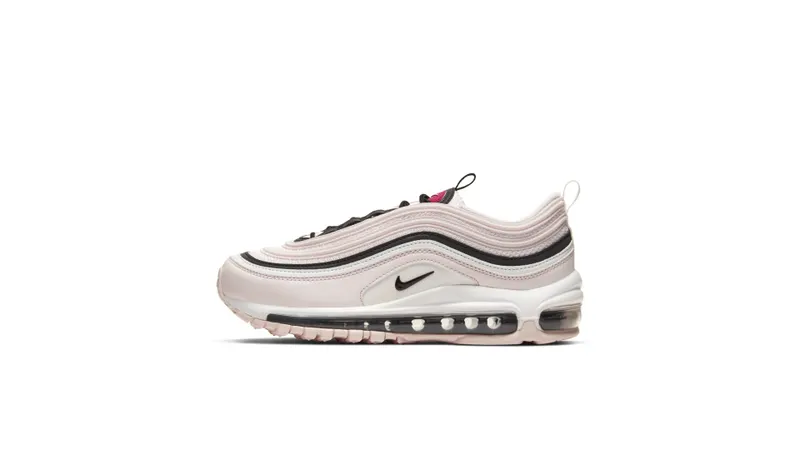 Nike Air Max 97 Light Soft Pink Black (W) Light Soft Pink/Summit White-Gym Red-Black (921733-603)