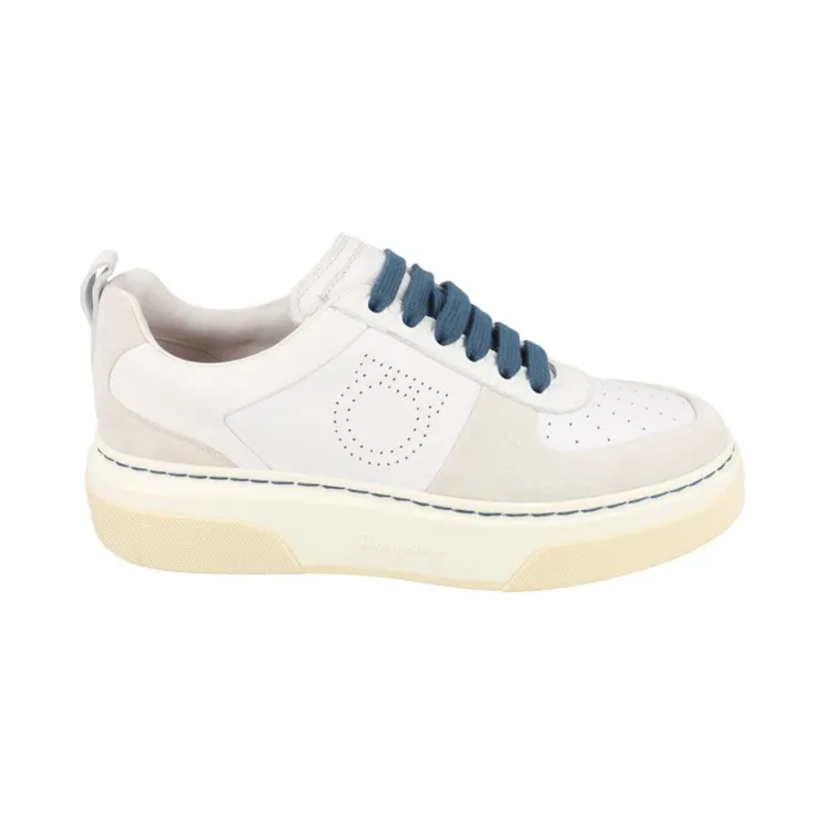Ferragamo Cassina Low-Top Sneakers White (030346-758141-M)