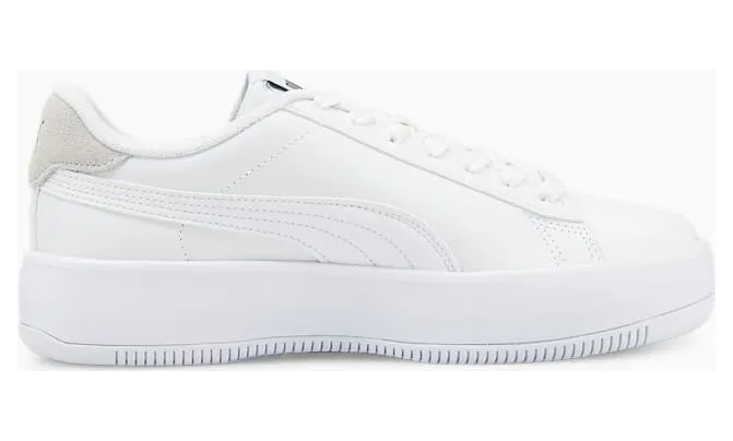 Puma Lily Platform met veters Wit/Zwart (384617-01)