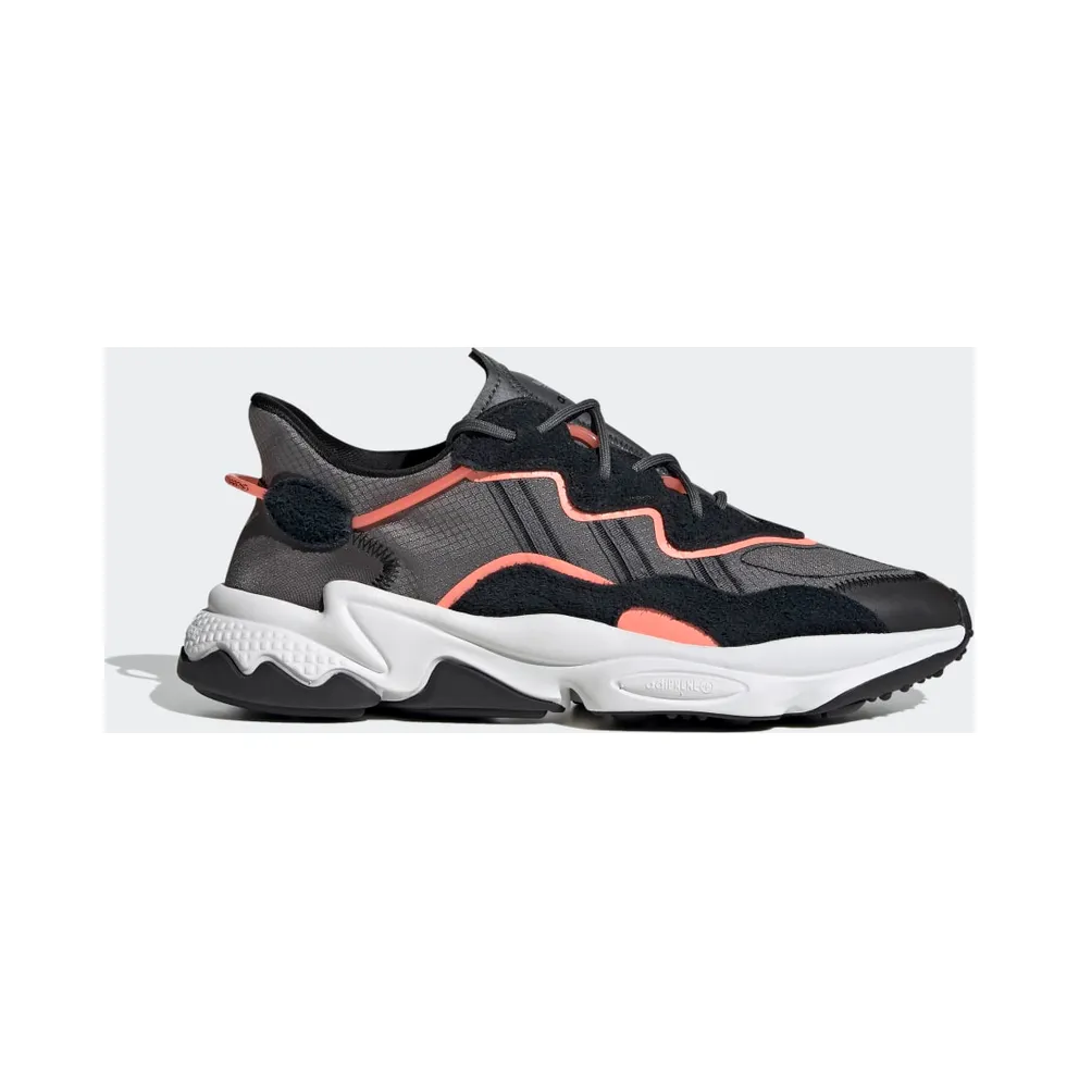 adidas OZWEEGO Schuh Core Black / Grey Six / Signal Coral (EF4289)