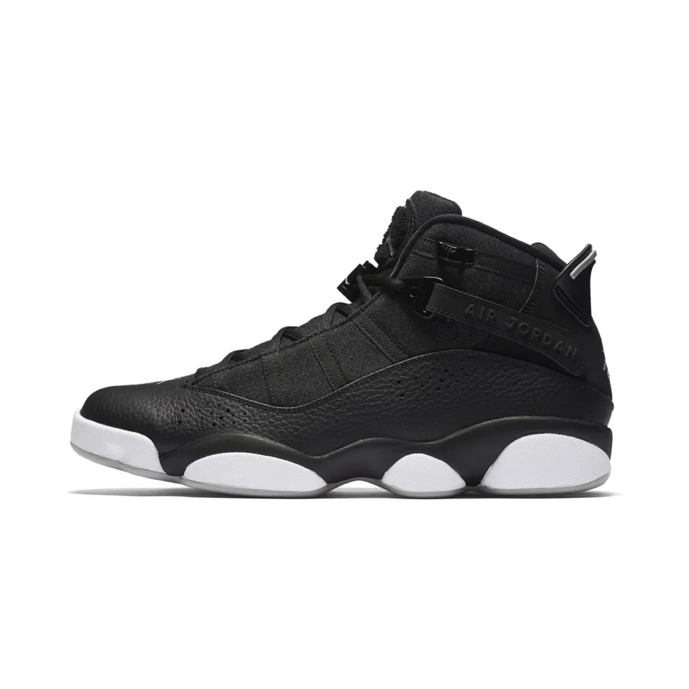 Jordan 6 Rings Black Matte Silver Black/White-Matte Silver (322992-021)