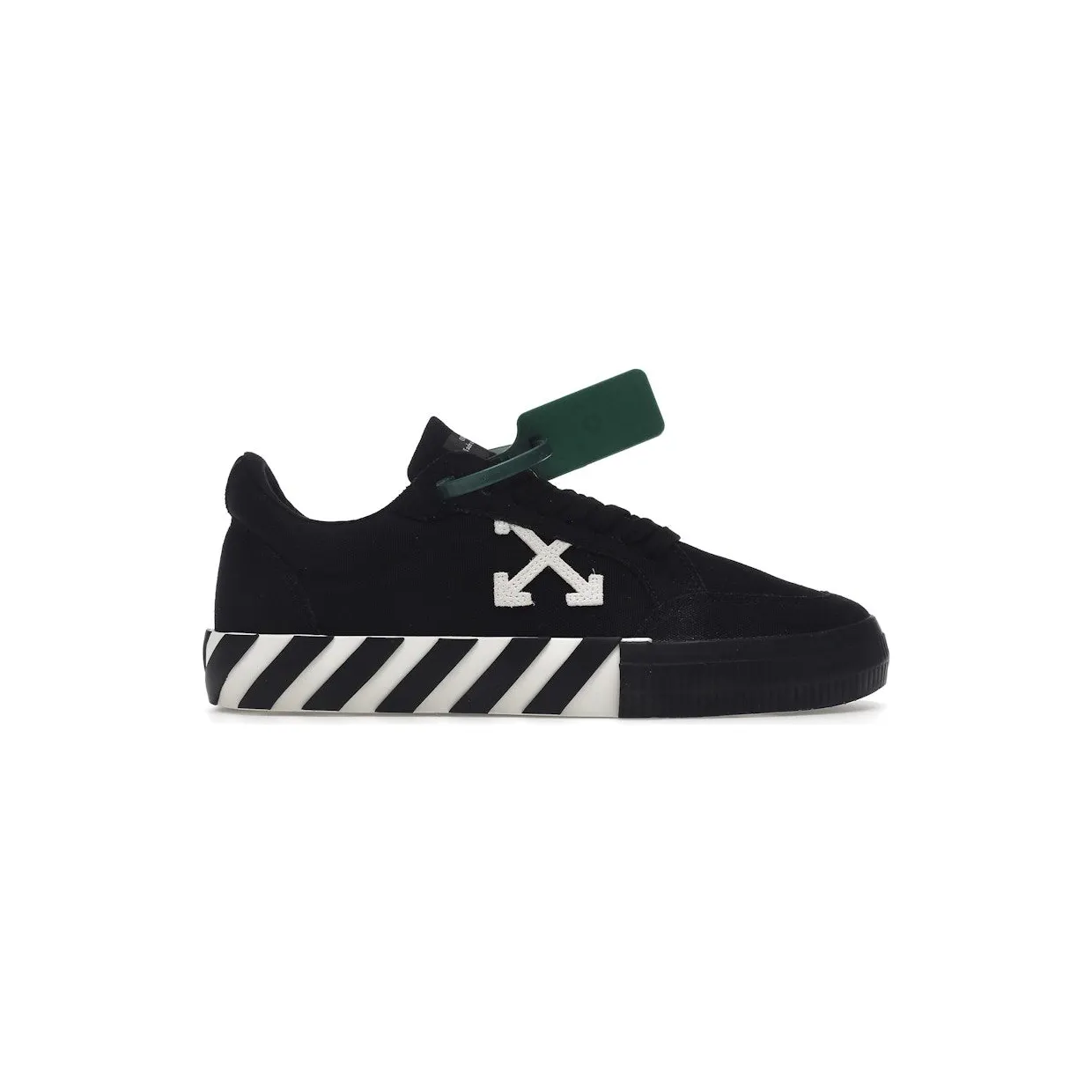 OFF-WHITE Vulc Low Canvas Black White (OMIA085C99FAB0011001) (2)