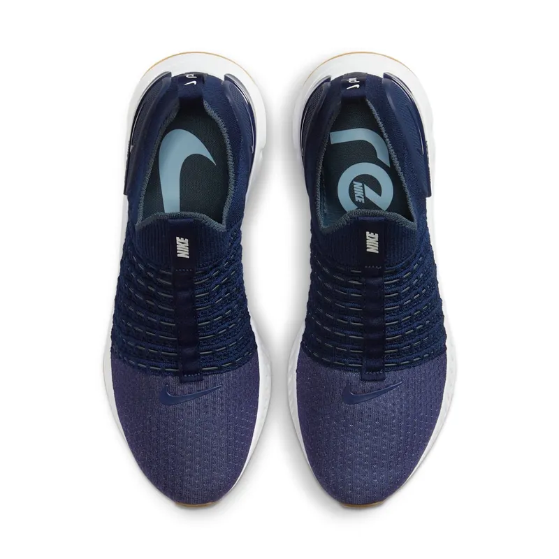 Nike React Phantom Run Flyknit 2 College Navy College Navy/Blue Fox/Light Silver (CJ0277-401)