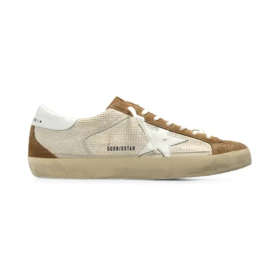 Golden Goose Super-Star sneakers met suède vlak – Beige (GMF00102F008744)