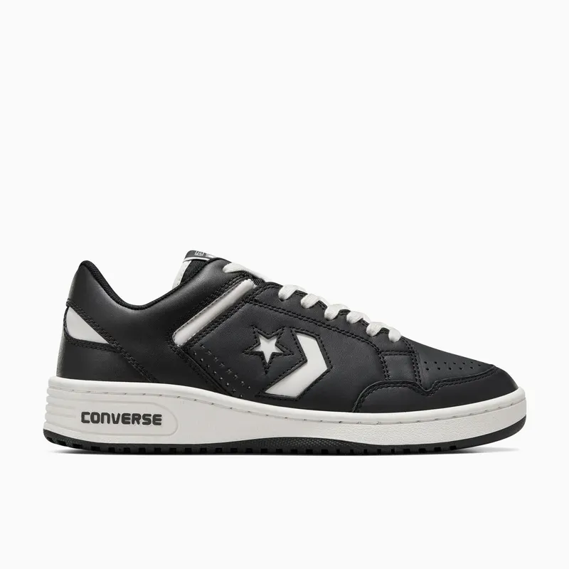 Converse Weapon Leather Black/Black/White (A12336C)