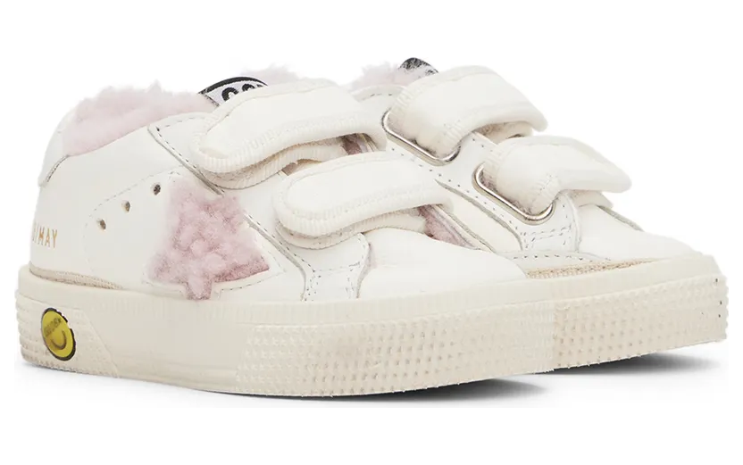 Golden Goose Baby White May School Sneakers (GJF00198.F003280.11202) (4)