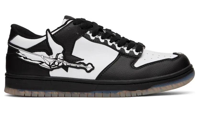 Youths in Balaclava Black SaintSinner Sneakers (YOU06SH104)