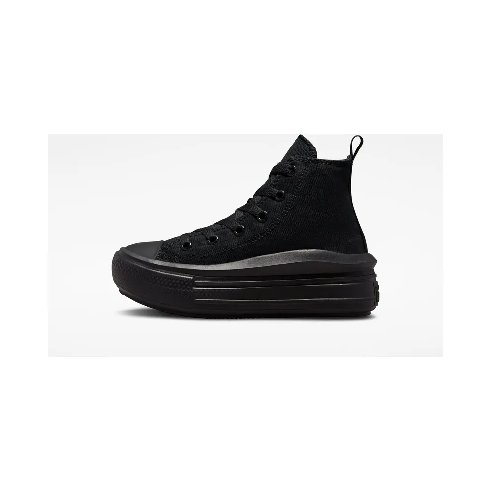 Converse Chuck Taylor All Star Move Platform “Black / Black / Dark Smoke Grey” (A03670C)