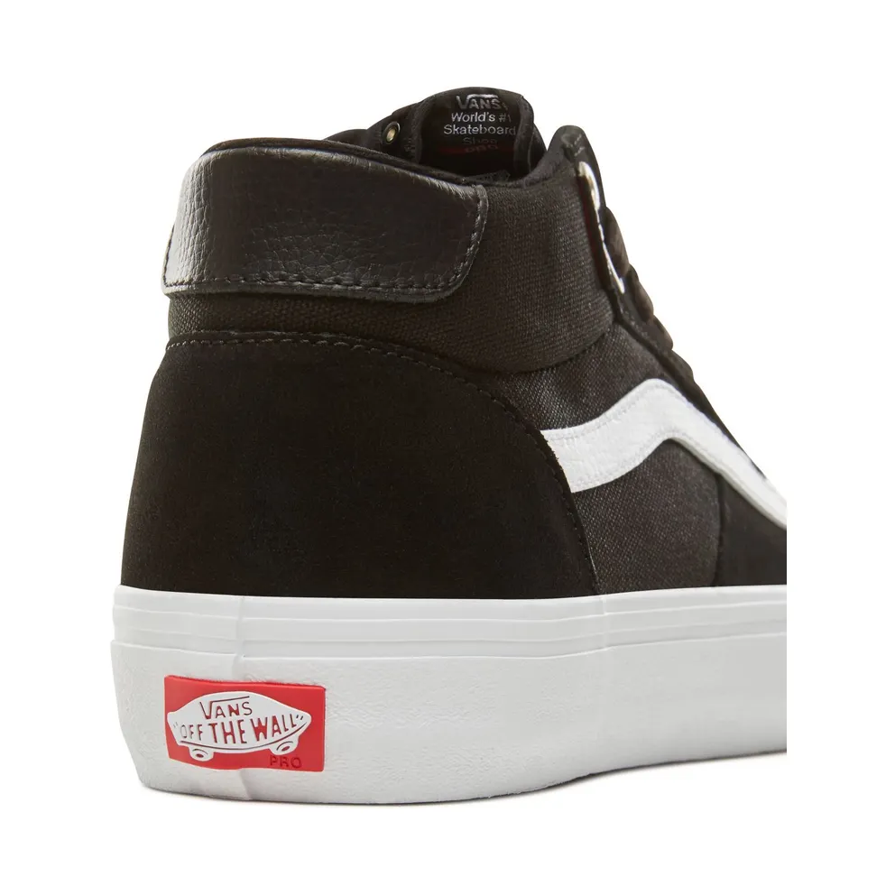 Vans Style 112 Mid Pro ‘Black’ Black/White (VN0A3DOVY28)