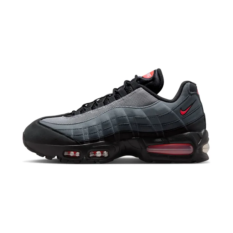 Nike Air Max 95 OG Big Bubble “Black / Anthracite / Iron Grey / Bright Crimson” (IH4457-002)