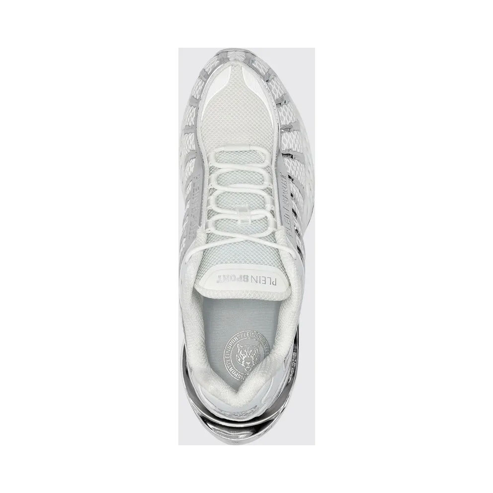 Plein Sport Bicolor Thunderstorm GenX in Mesh with a Chunky Sole White (FABSUSC0337PTE003N01)