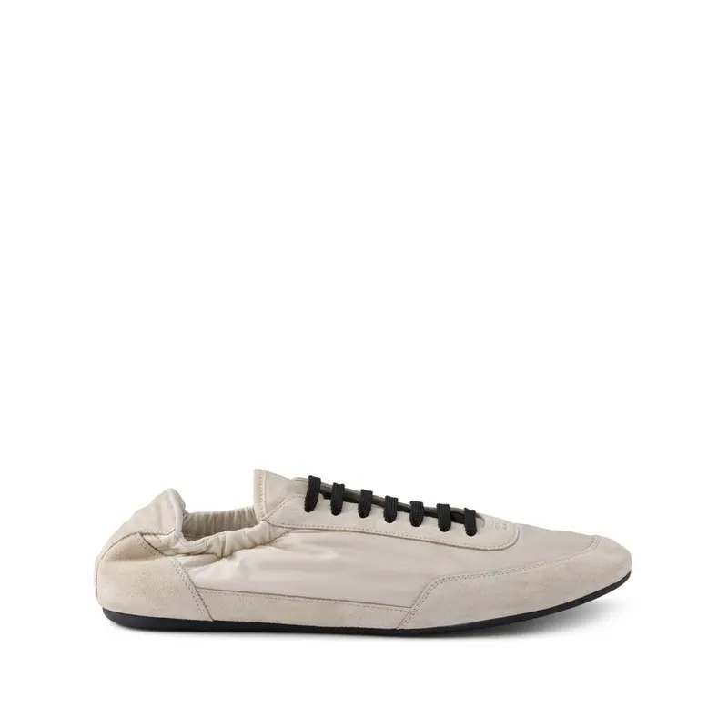Prada Collapse Re-nylon and Suede Elasticized “Neutrals” (2EG479 F G001 D7C F0304)