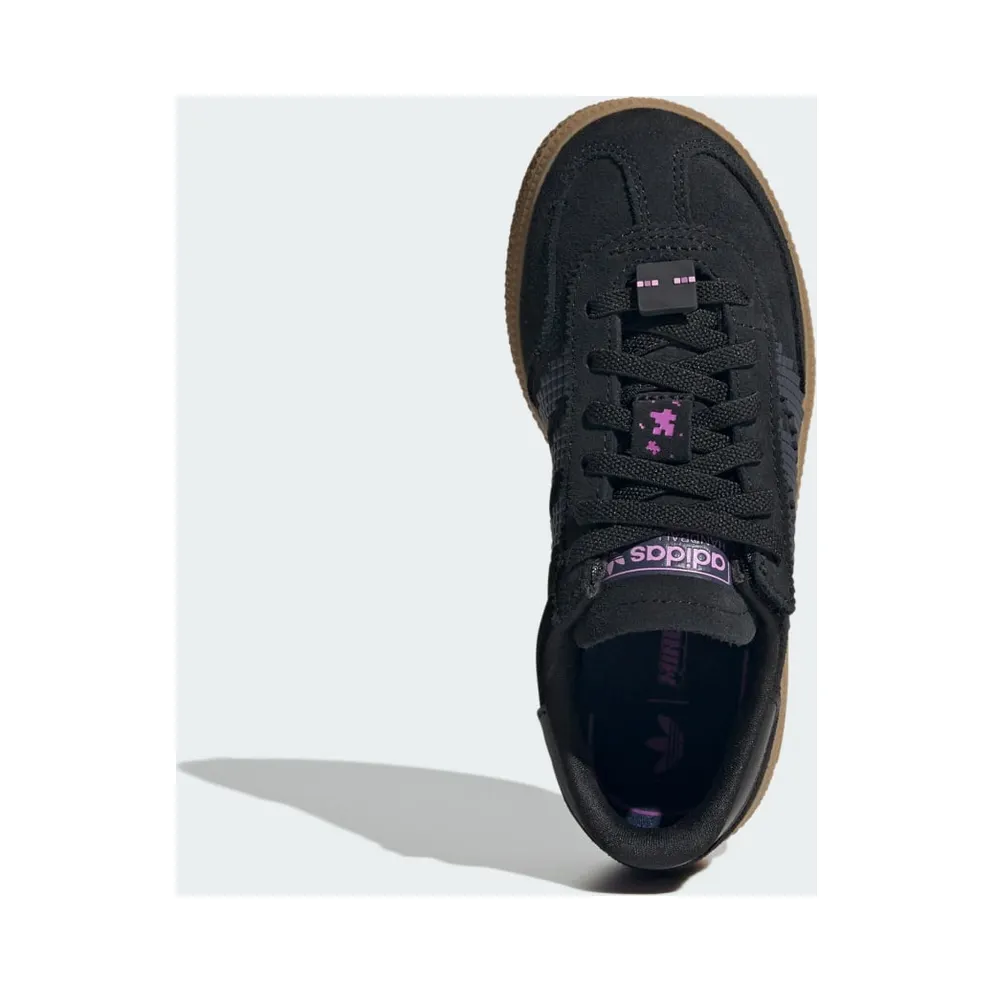 Adidas Handball Spezial Comfort Closure Elastic Laces Minecraft Kids Core Black / Grey / Gum (JP7996)