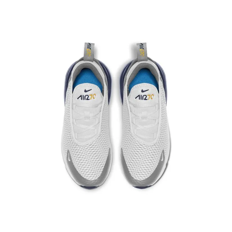 Nike Air Max 270 White Midnight Navy (PS) (AO2372-109)