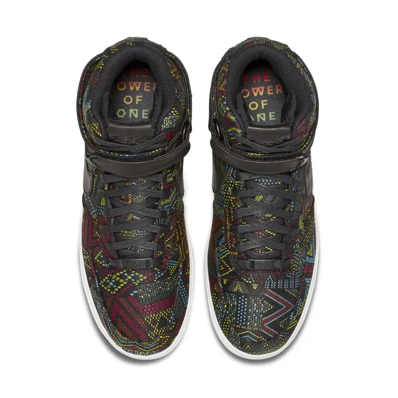 Nike Air Force 1 High Black History Month (2016) Black/Black-Summit White (836227-001)