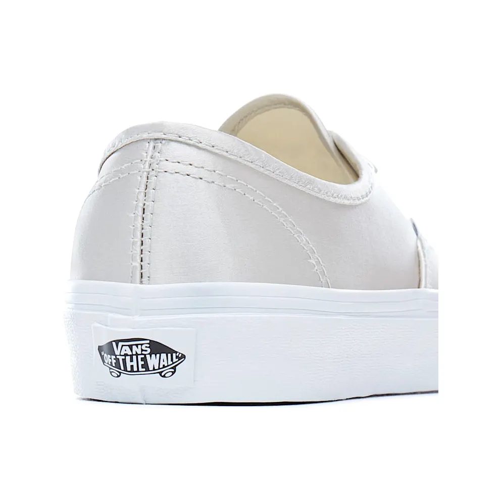Vans Authentic Satin Lux Light Silver Light Silver/White (VN0A38EMQ9J)