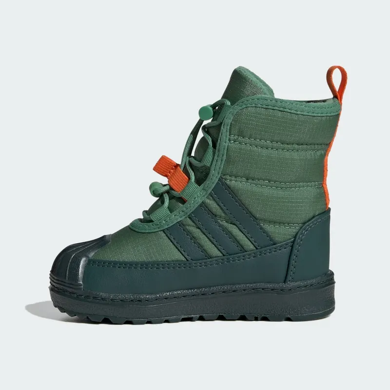 Adidas Superstar 360 2.0 Boots Kids Preloved Green / Mineral Green / Orange (ID4051)