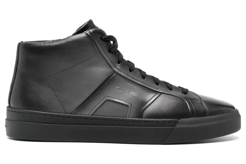Santoni met logo-reliëf “Grey” (MBGT22025NEORGON)