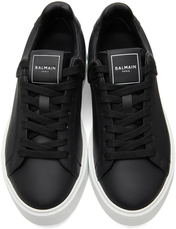 Balmain Black B-Court (XN1VI690LVTR)