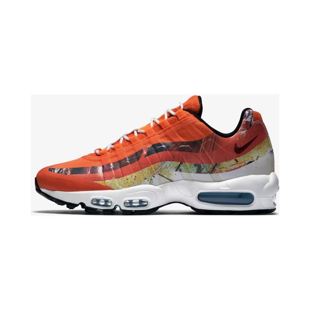 Nike Air Max 95 Dave White Fox Cayenne/Team Maroon-Neutral Grey (872640-600)