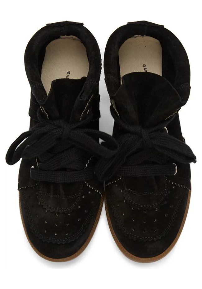 Isabel Marant Black Bobby Sneakers (00MBK0003-00M102S) (5)