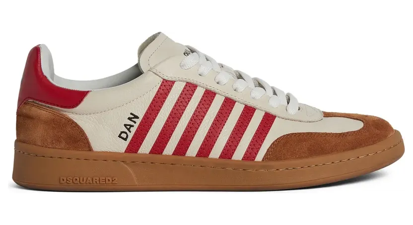 DSQUARED2 Boxer low-top sneakers – Beige (SNM036425107622)
