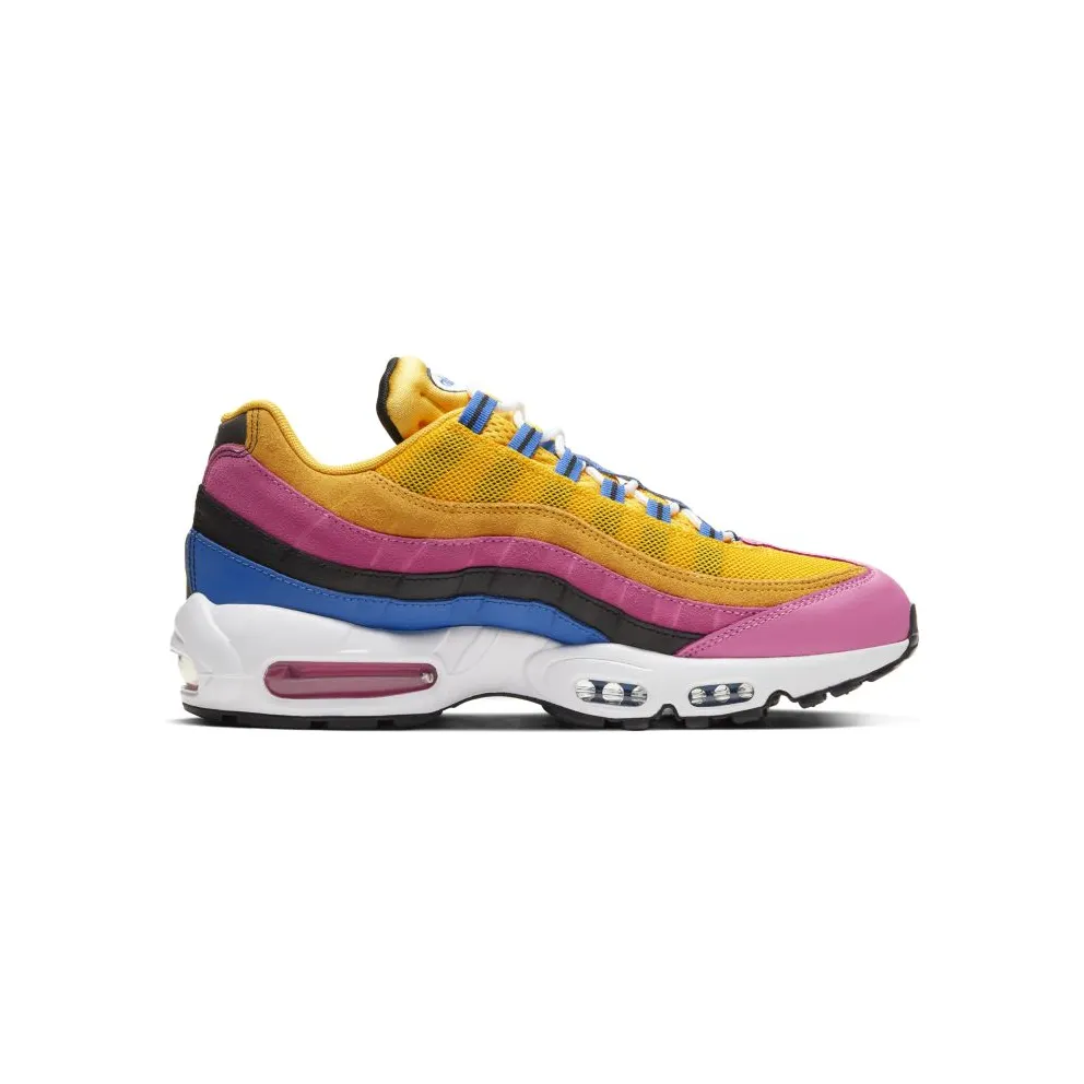 Nike Air Max 95 Multicolor Suede Yellow/Blue-Pink (CZ9170-700)