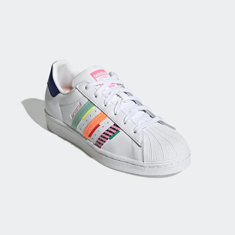 Adidas Superstar Cloud White / Night Sky / Green (GW9783)