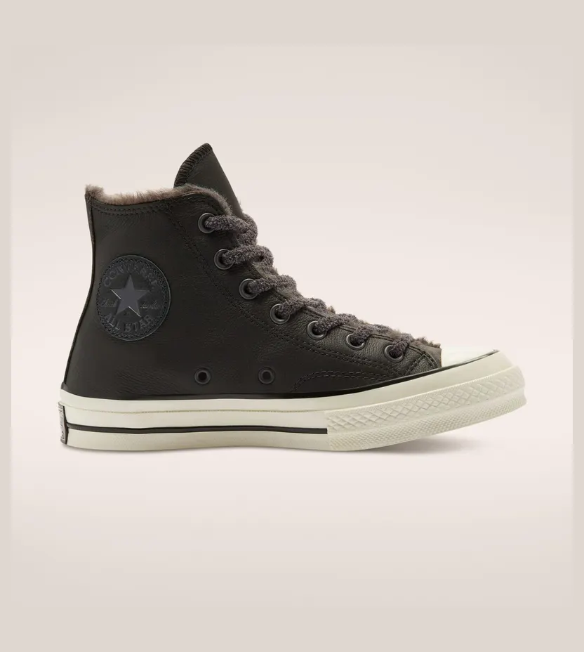 Converse Chuck 70 High ‘Cozy Club – Almost Black’ Black/Egret/Black (569516C)