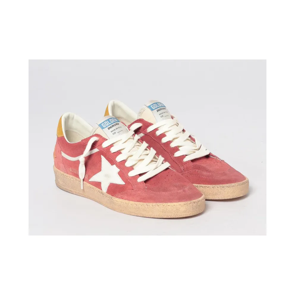 Golden goose Ball Star Used Suede Red (GWF00746F00814940561)