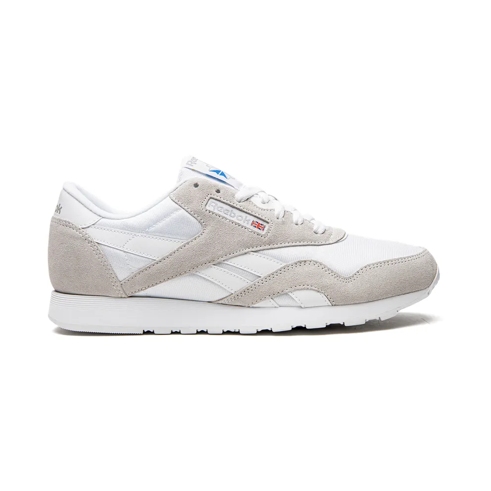 Reebok Classic Nylon Shoes White / White / Light Grey (FV1593)