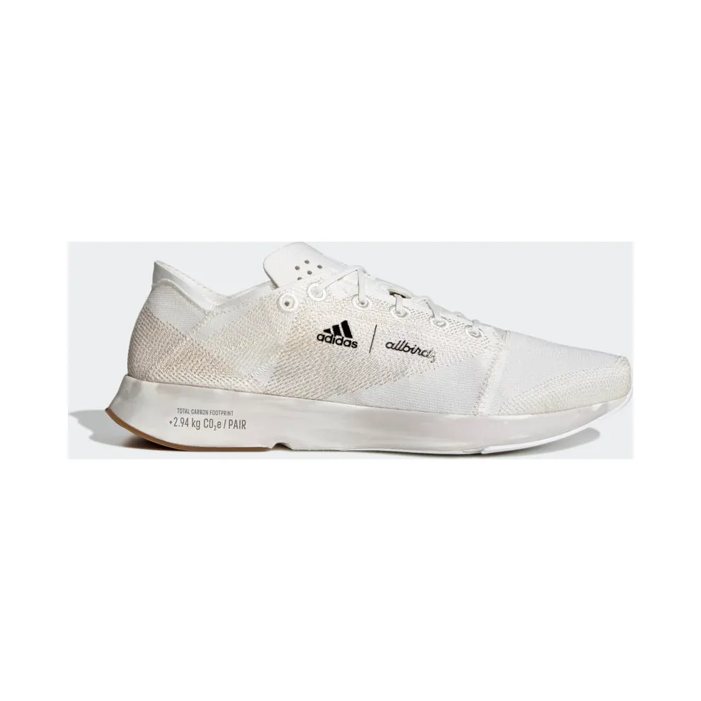 adidas ADIZERO X ALLBIRDS 2.94 KG CO2E Laufschuh Non Dyed / Core Black / Bliss (GY6157)