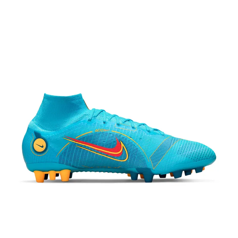 Nike Mercurial Superfly 8 Elite AG Chlorine Blue Laser Orange (DJ2841-484)