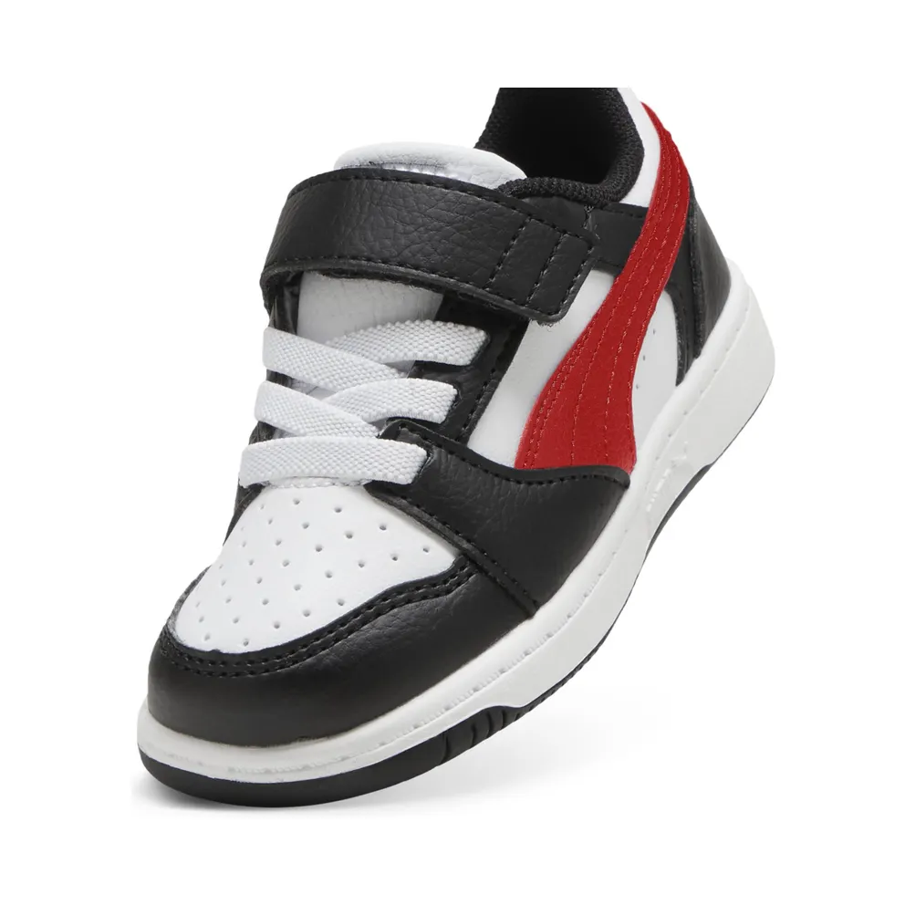 Puma Rebound v6 Lo “Puma White / For All Time Red / Puma Black” (397420_04)