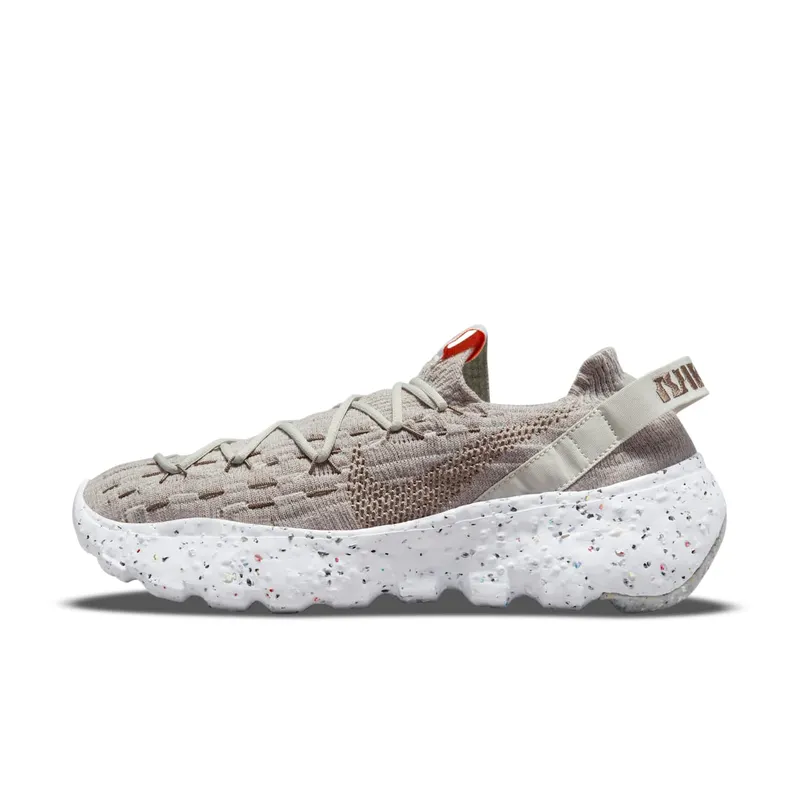 Nike Space Hippie 04 “Light Bone / White / Orange / Olive Grey” (CZ6398-009)