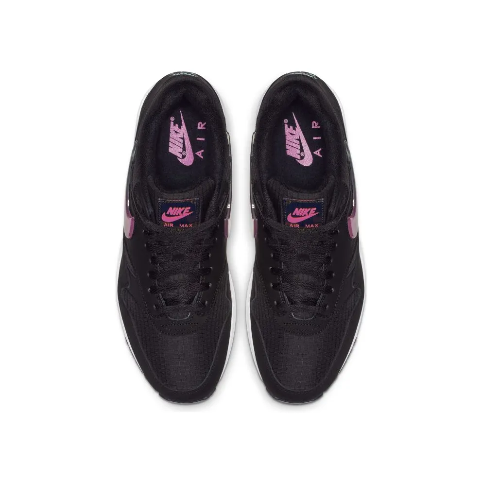 Nike Air Max 1 Jelly Jewel Black Black/Active Fuchsia-Blue Gaze (AO1021-003)