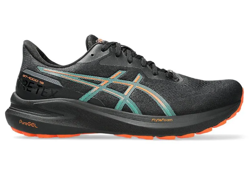 ASICS GT-1000 13 Gore-Tex Black Nova Orange (1011B857-002)