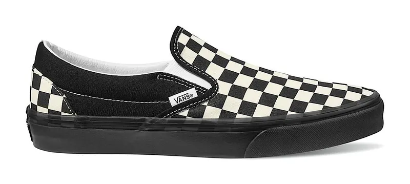 Vans Classic Slip-On “Checkerboard Black White Black Midsole” (VN000D5PYB2)