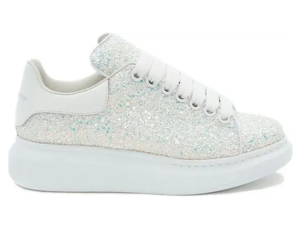 Alexander McQueen Oversized White Ice Glitter (558944W4SA18316)