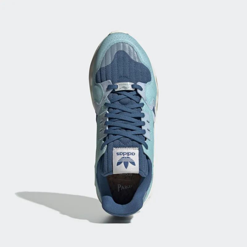 adidas ZX Torsion Boost Parley Hi-Res Aqua Off-White/Cloud White/Hi-Res Aqua (EG3356)