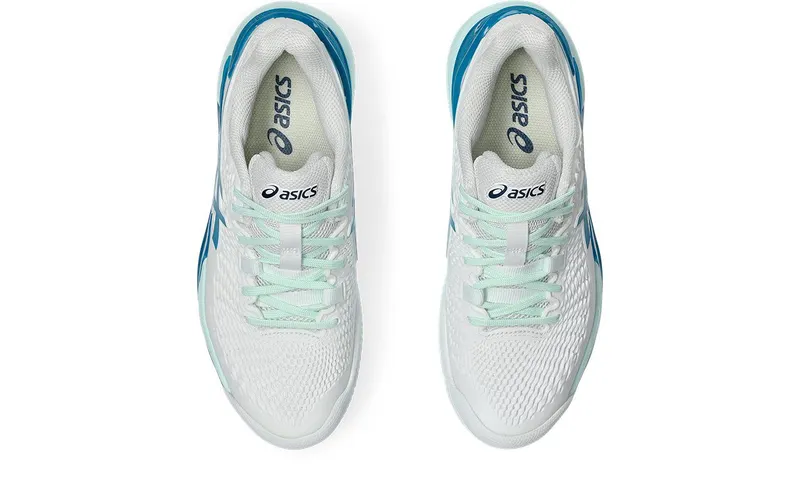 ASICS Gel-Resolution 9 Clay White Teal Blue (1042A224-102)