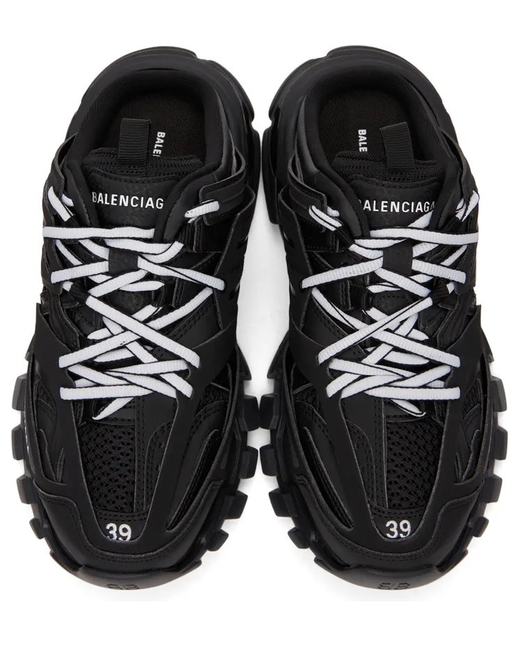 Balenciaga Black Track Mules (653814-W3DA3-1000) (5)