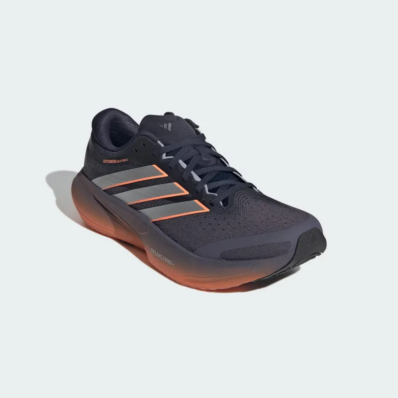 Adidas SUPERNOVA SOLUTION 3 Running Shoes Aurora Onix / Silver Metallic / Lucid Orange (JQ5907)